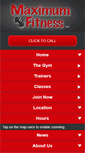 Mobile Screenshot of maxfitgym.com